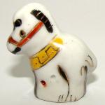 Cheval - Dé à coudre de collection en porcelaine 