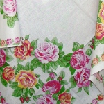 Foulard de tête en coton et 3 mouchoirs