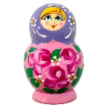 Magnet Frigo Original - Matriochka en bois peint