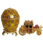 Oeuf au carrosse du couronnement copie Oeuf Faberge 