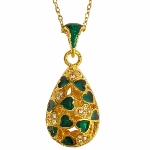 Pendentif trèfle - copie pendentif Faberge