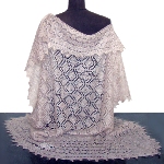 Châle couleur marron glacé