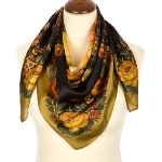 Foulard russe - Fleurs de Russie