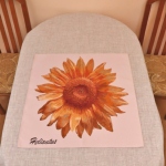 Petite nappe de table motif Tournesol