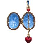 Pendentif Oeuf breloque Coeur 