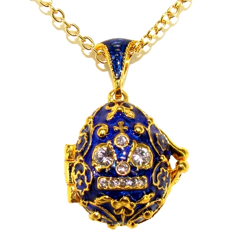 Pendentif Oeuf - Couronne Russe