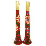 Sifflet russe en bois - Jouet musical pour enfant
