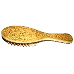 Brosse à cheveux en bois naturel, écorce du bouleau