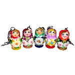 Cadeau pour invites anniversaire enfant - Porte-cles poupee Matriochka