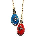 Collier fantaisie original - Oeufs pendentifs