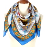 Foulard russe en soie - Consécration de la Cloche