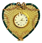 Réplique horloge Fabergé - Coeur du Kremlin