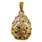 Poussin d' Or pendentif-oeuf copie Fabergé