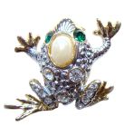 Grenouille - Broche style Faberge 