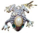 Grenouille - Broche style Faberge 
