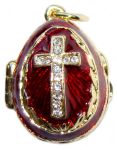 Oeuf pendentif Fabergé - Croix