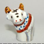 Vache - Dé à coudre de collection en porcelaine 