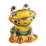 Figurine Grenouille en porcelaine russe Gjel