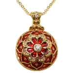 Pendentif porte-photo Médaillon Fabergé style