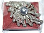 Broche Perle noire