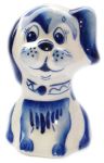 Chien en porcelaine